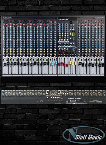 Allen & Heath GL2400-24  4 BUSS 24 Input Live Console